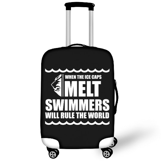 Swimmer Outdoor Pool Lifeguard Swimming Swim Luggage Covers