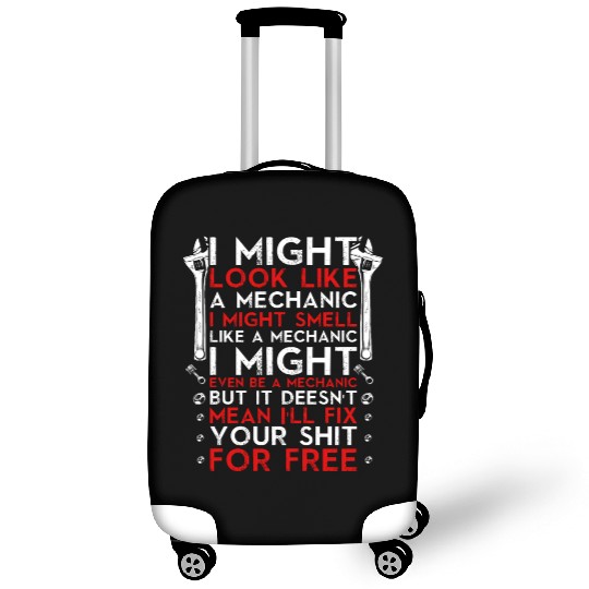Car Mechanic Garage Auto Mechanic Mechanicial Gift Luggage Covers