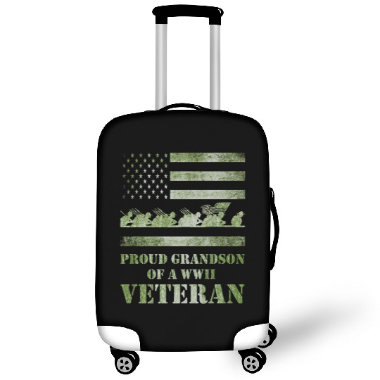World War 2 Ii 80th Anniversary Proud Grandson Of Luggage Covers