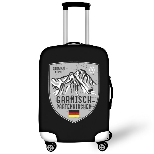 Garmisch Mountain Germany Emblem Luggage Covers