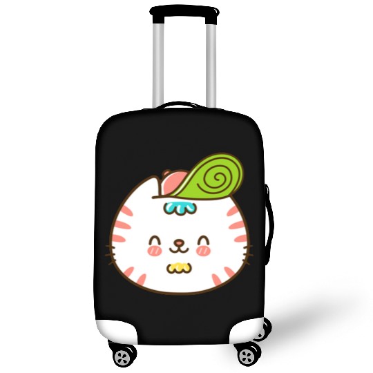 Kawaii Cat Head Smiling Luggage Covers