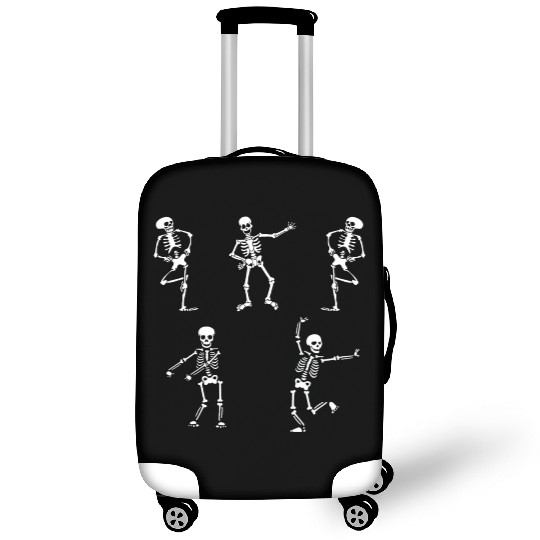 skeleton , Dancing Skeleton, Halloween , Dancing Luggage Covers