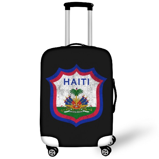 Haiti Crest Design Luggage Covers