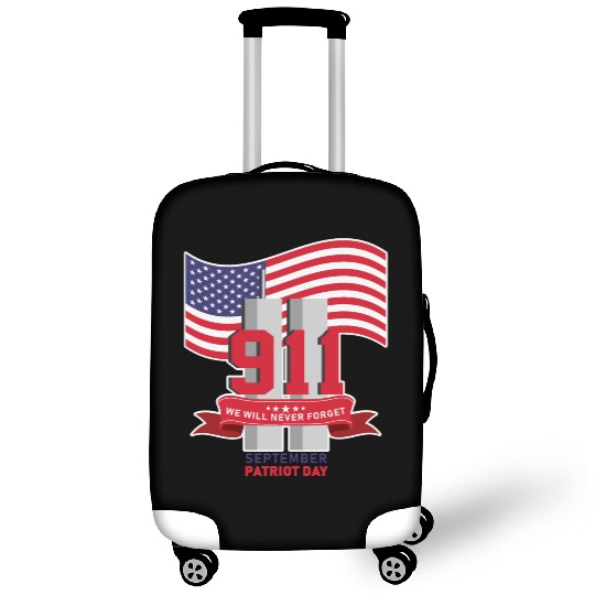 Patriot Day Never Forget 911 Anniversary Luggage Covers
