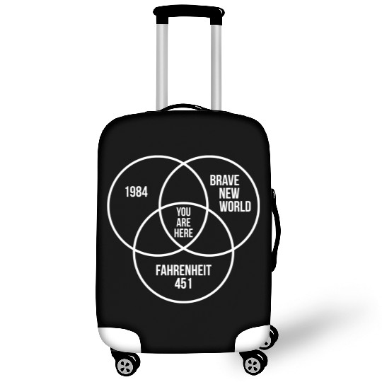 1984 Brave New World Fahrenheit 451 Conspiracy Ess Luggage Covers