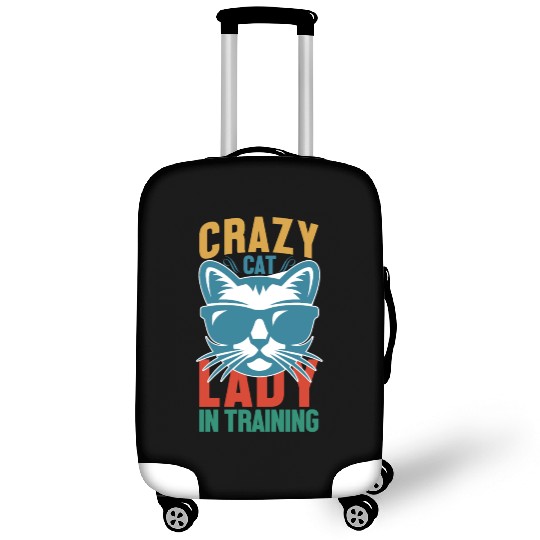 Crazy cat lady Luggage Covers