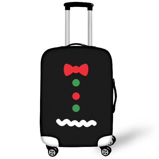 Ginger bread Man Holiday Costume Christmas Cookie Luggage Covers