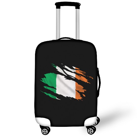 Ireland Ripped Flag Luggage Covers