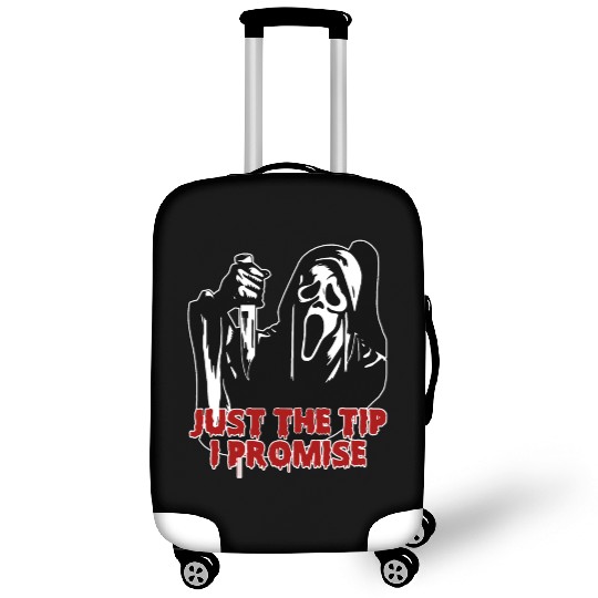 Just The Tip I Promise - Skeleton Horror Halloween Luggage Covers