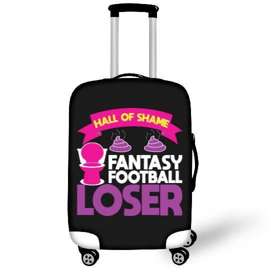 Fantasy Football Loser Poop Funny Luggage Covers