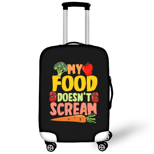 Vegan Vegetarier My Food Doesn't Scream Luggage Covers