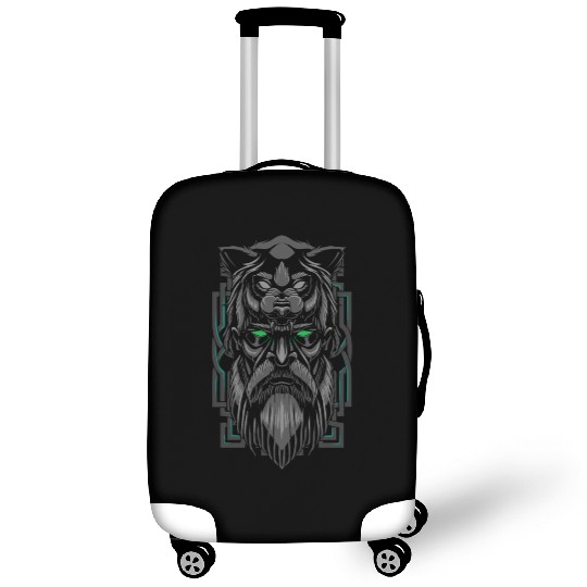 Viking Age Berserker Bear Warrior Luggage Covers