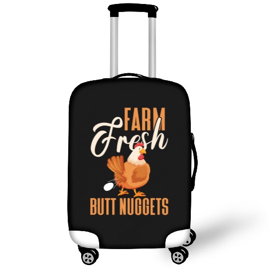 Farm Fresh Butt Nuggets, Chicken Luggage Covers