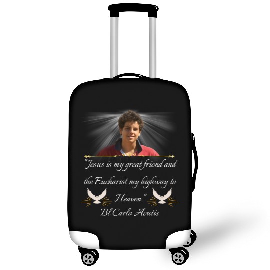 Blessed Carlo Acutis Quote Luggage Covers Luggage Covers Perfect