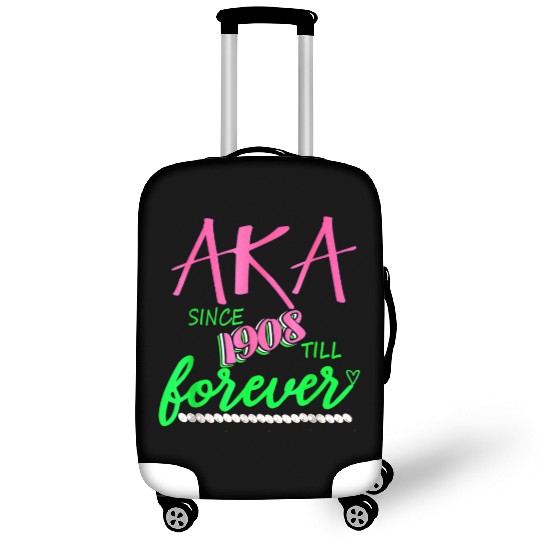 AKA Sorority Alpha Kappa Pink And Green Twenty Pea Luggage Covers