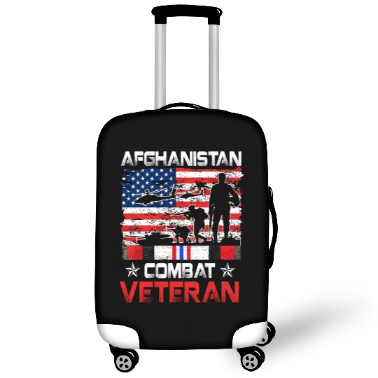 Afghanistan Combat Veteran US Veteran Military Luggage Covers