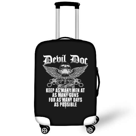 Devil Doc US Navy Corpsman Badass Army Veteran Luggage Covers