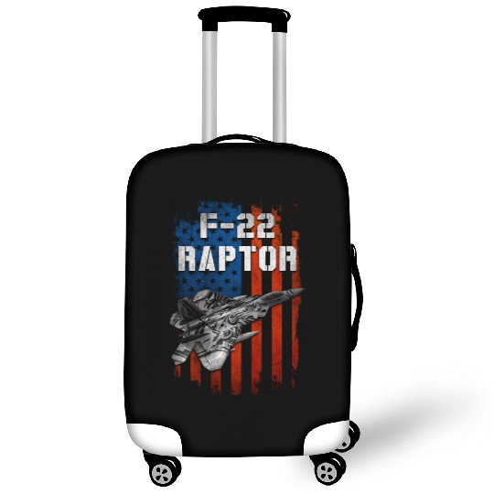 F 22 Raptor US Airborne Fighter Pilot Luggage Covers