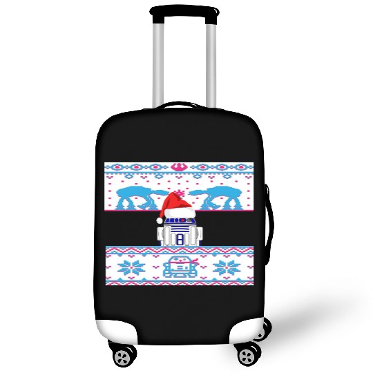 R2D2 Ugly Christmas Sweater Luggage Covers