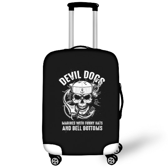 Devil US Navy Corpsman DOC Badass Army Veteran Luggage Covers