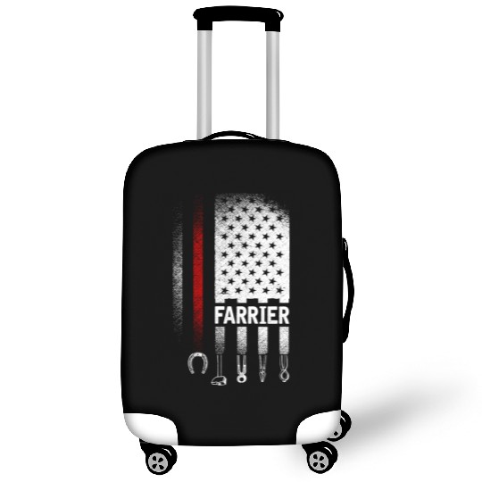 Farrier, US Patriotic Flag, Luggage Covers