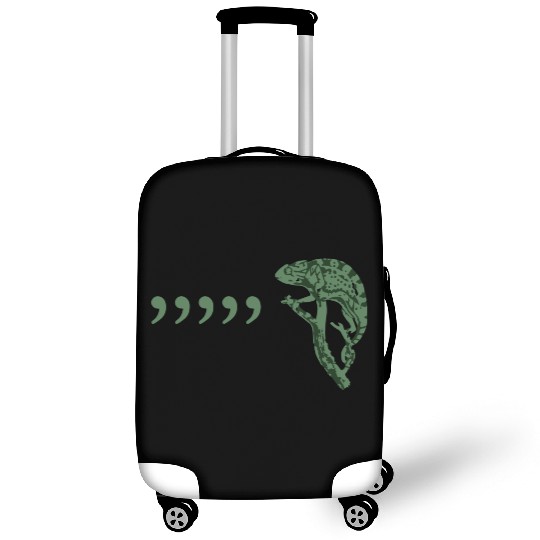 Comma chameleon Luggage Covers