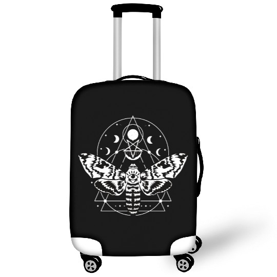 Moon Phases Motte - Pentagram Luggage Covers