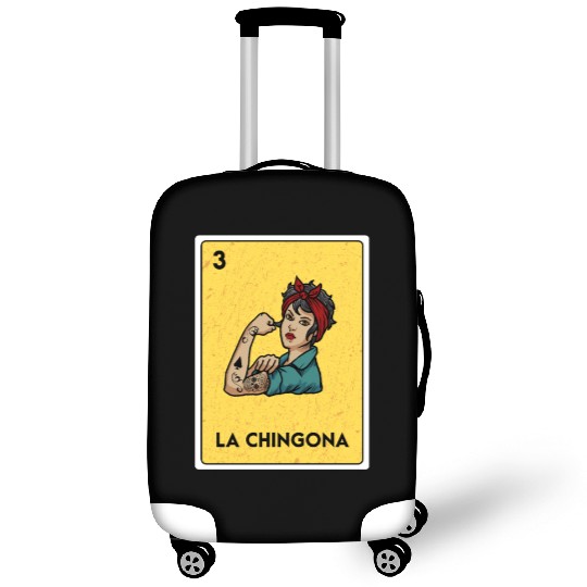 La Chingona Mexican Lottery Bingo Game Card Player Luggage Covers