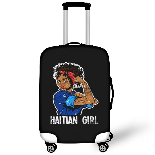 Haiti Girl Caribbean Luggage Covers