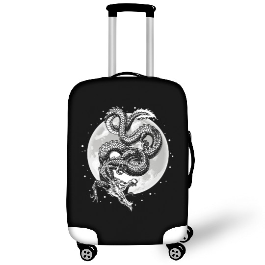 Chinese And Japanese Dragon Luggage Covers