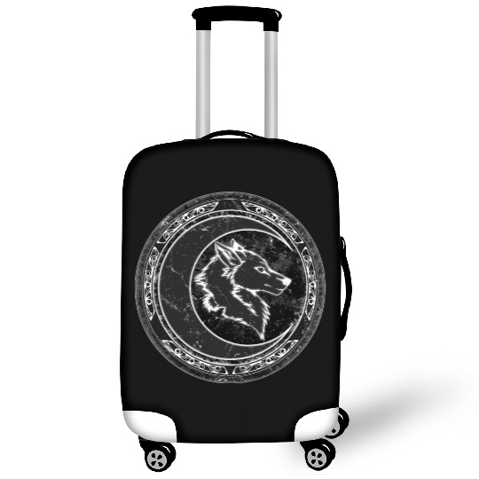 Wolf Moon Luggage Covers