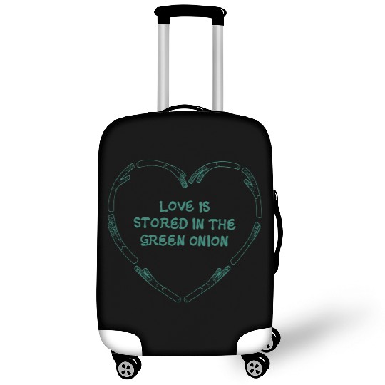 love is store in the green onion Luggage Covers