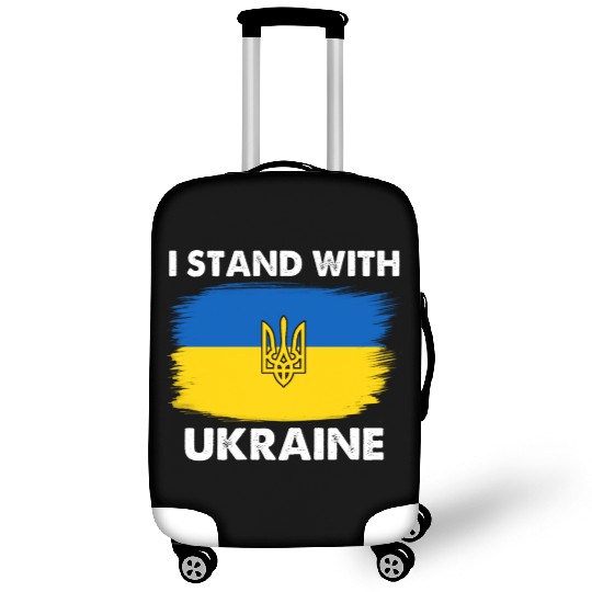 I Stand with Ukraine Ukraine Flag Luggage Covers