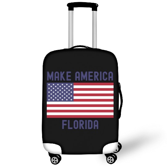 Make America Florida American Flag DeSantis 2024 Luggage Covers