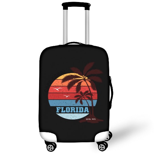 Cape Coral Est.1973 Vintage Florida summer Gift Luggage Covers