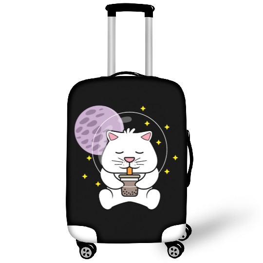 Kawaii Cat Space Pet Lover Gift Luggage Covers