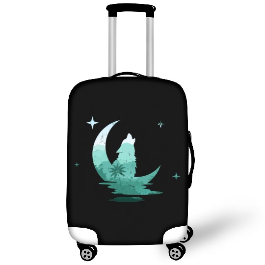 Howling Wolf Nature Lover Luggage Covers
