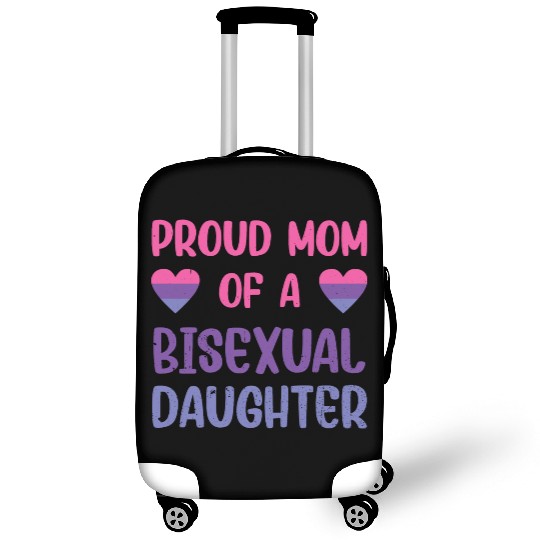 Womens Proud Mom Of A Bisexual Daughter Lgbt Luggage Covers