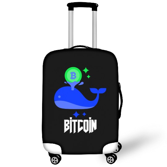 Bitcoin whale Luggage Covers