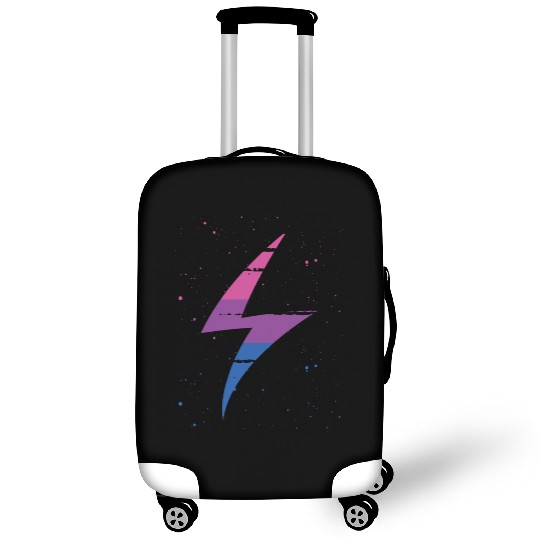 Bisexual Pride Bolt Of Lightning LGBT Ally Luggage Covers