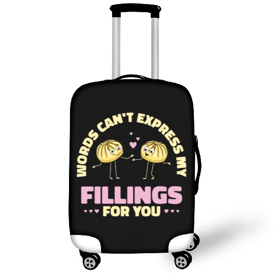 Dim Sums Filling Asian Food Chinese Food Fan Luggage Covers