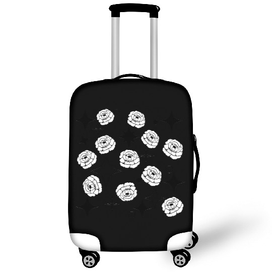 Minimalist and celestial aesthetic flower design Luggage Covers