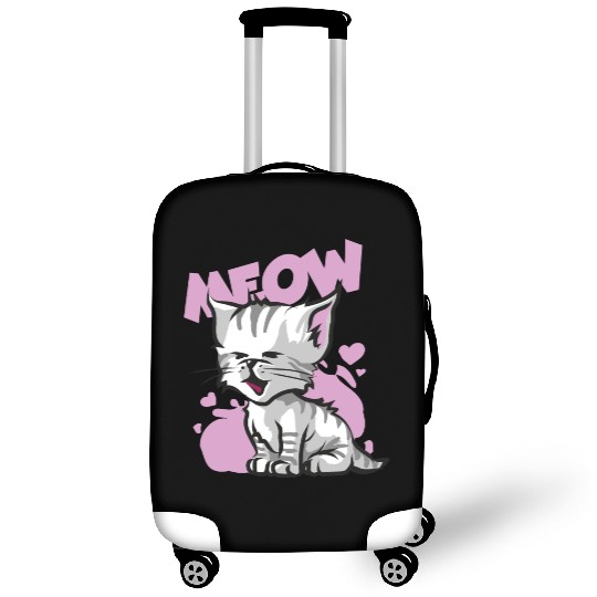 Sweet cute baby cat meow Luggage Covers