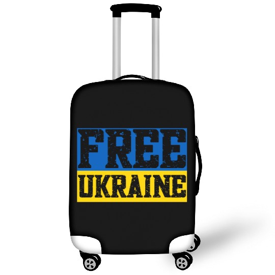 Free Ukraine Flag Luggage Covers
