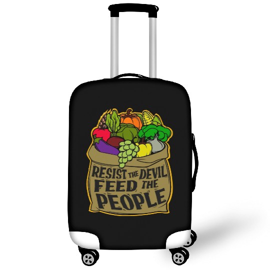Resist the Devil Feed the People Luggage Covers