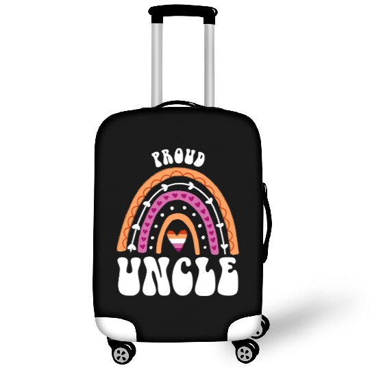 Proud Uncle Lesbian Pride Rainbow Luggage Covers