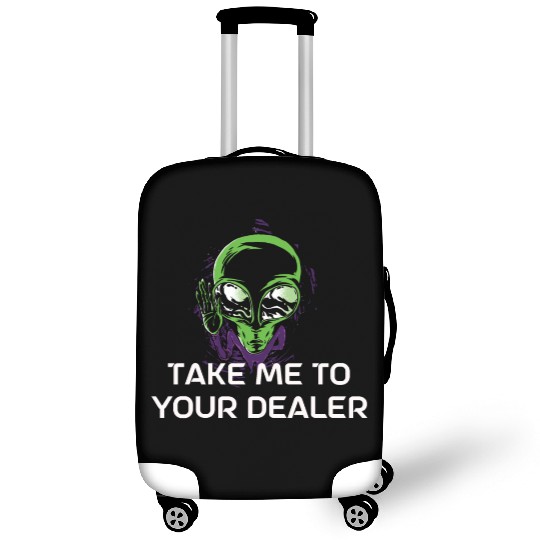 Alien Gift Extraterrestrial UFO AREA 51 Sci-fi Luggage Covers