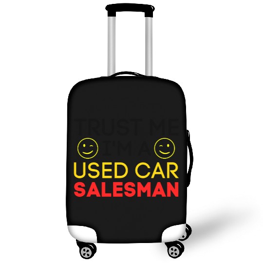 Trust Me I'm a Used Car Salesman (Gold & Red) Luggage Covers