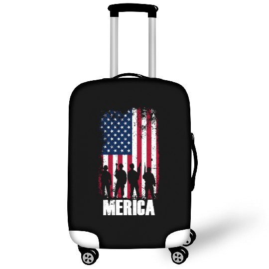 MERICA Independence Day USA 4th of July gift Luggage Covers