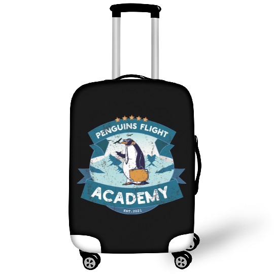 Penguin Academy Luggage Covers